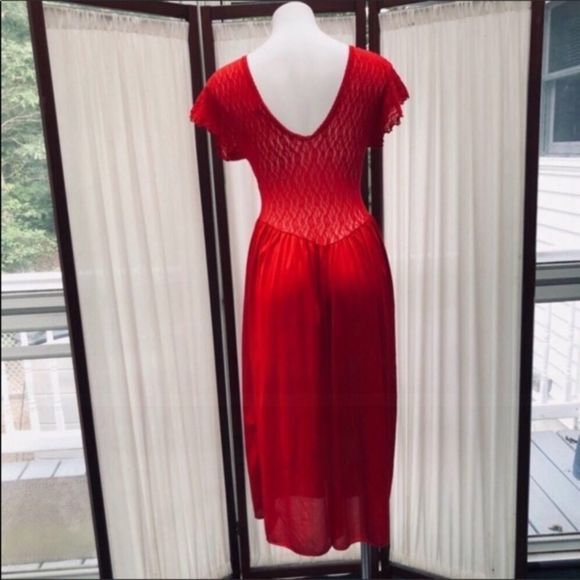 Vintage Cinema Etoile Lace Top Slip - Picture 3 of 9